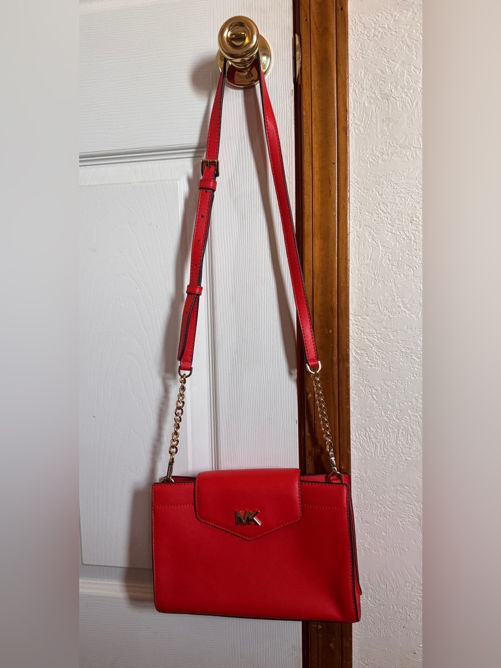 Michael Kors Red Crossbody Bag